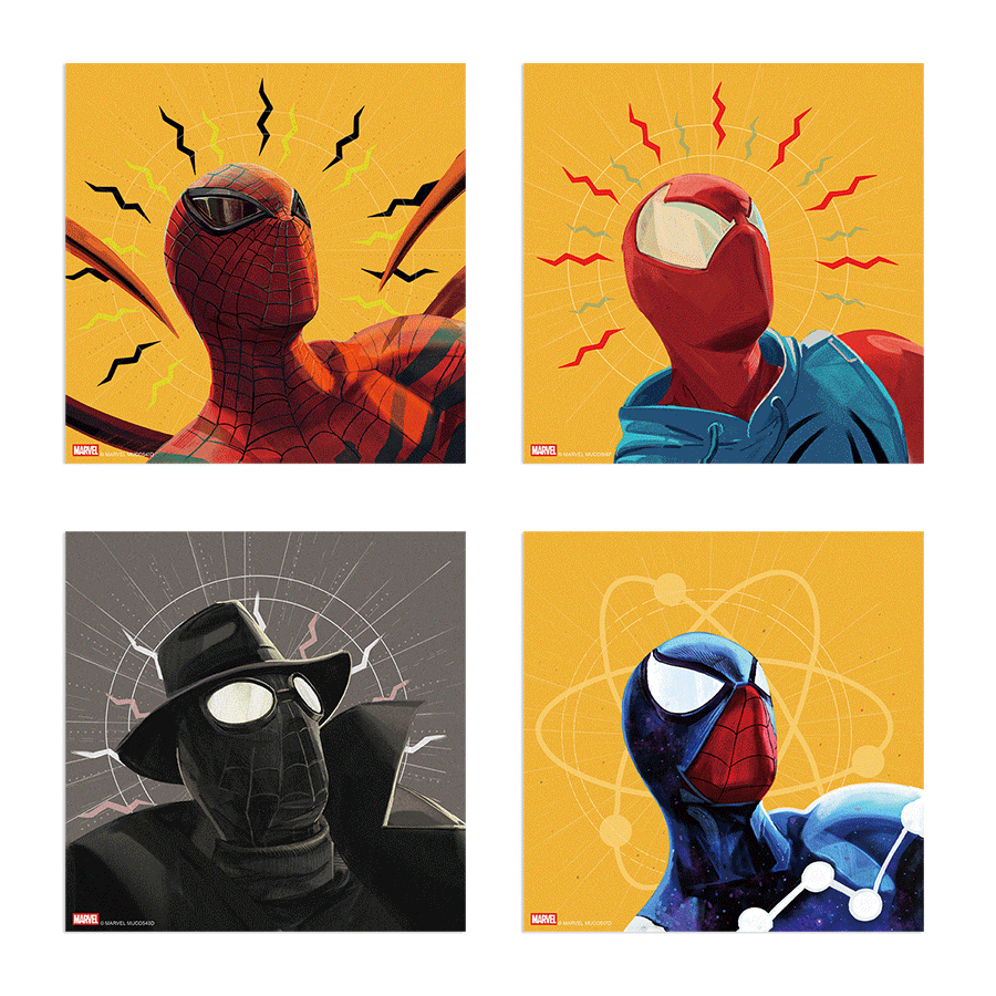 Oliver Barrett "Spider-Man" Wave 3: 3D Flip Lenticular SET