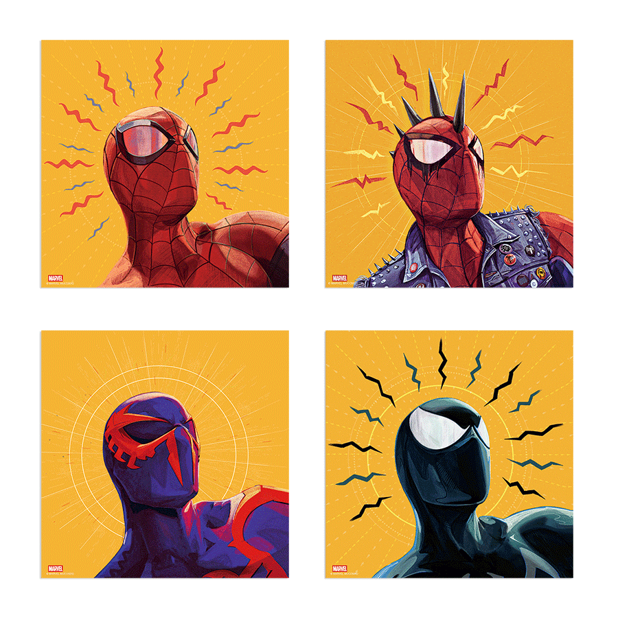 Oliver Barrett "Spider-Man" 3D Flip Lenticular (SET)