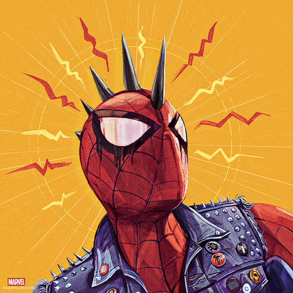 Oliver Barrett "Spider-Punk" 3D Flip Lenticular