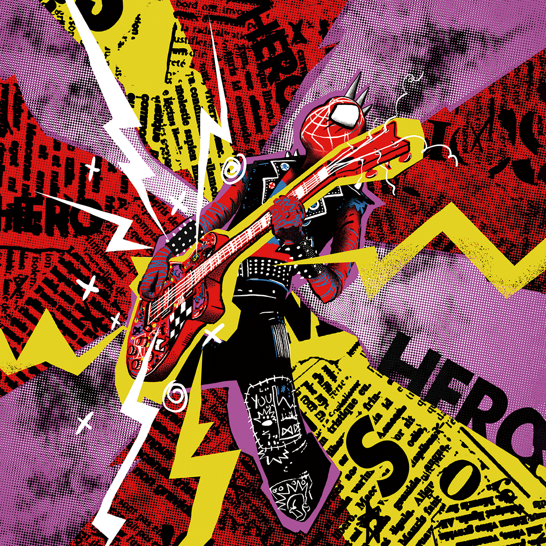 Raid71 "Spider-Punk" 3D Flip Lenticular