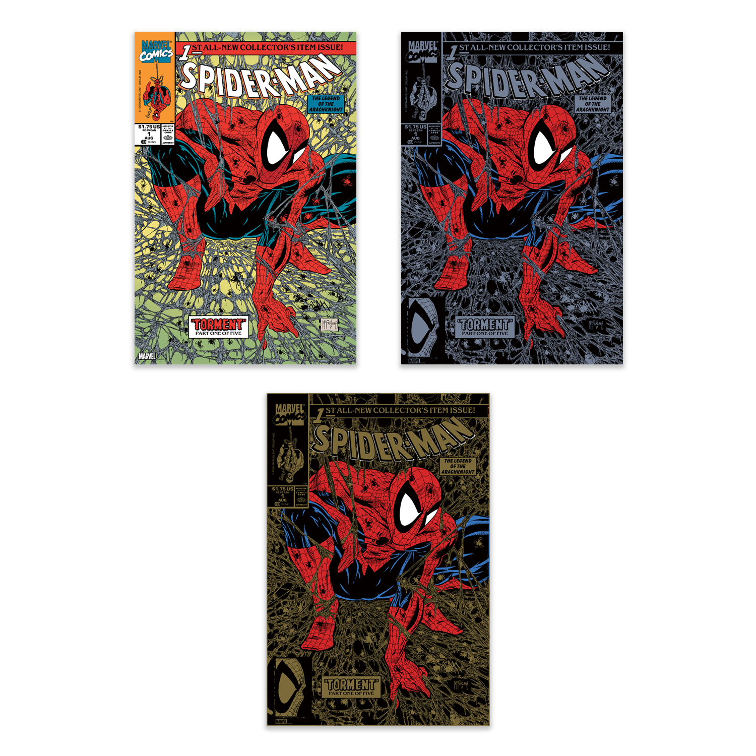 Todd McFarlane "Spider-Man #1" Multi-Layer Acrylic Panel - Comic Size (SET)