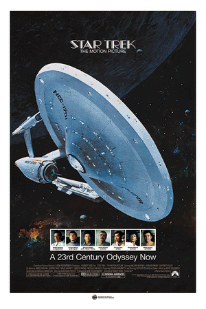 John Berkey "Star Trek: The Motion Picture - 1978 Teaser" 3D Lenticular (16x24)