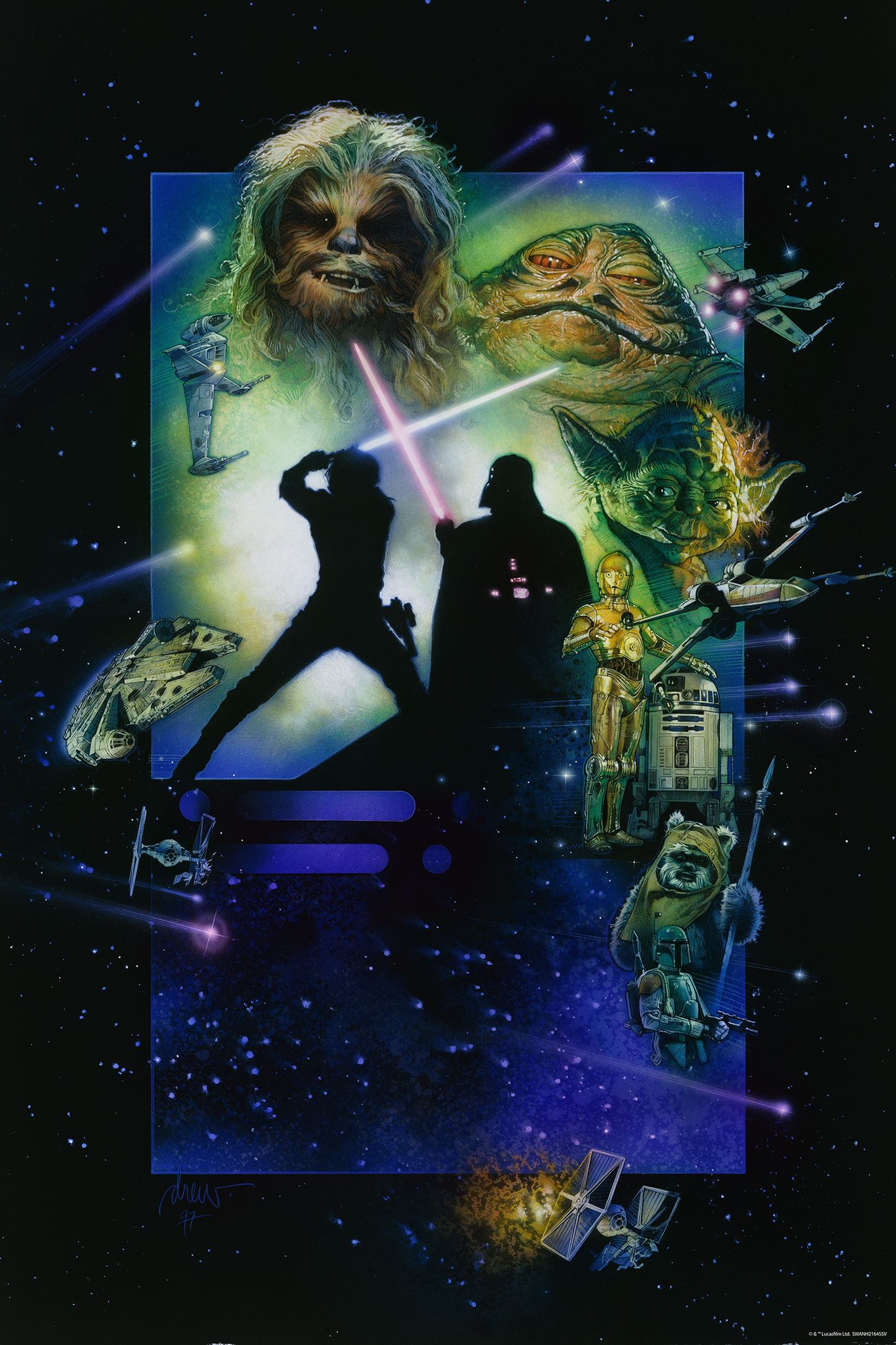 Drew Struzan "Star Wars: Return of the Jedi" Art Print Variant