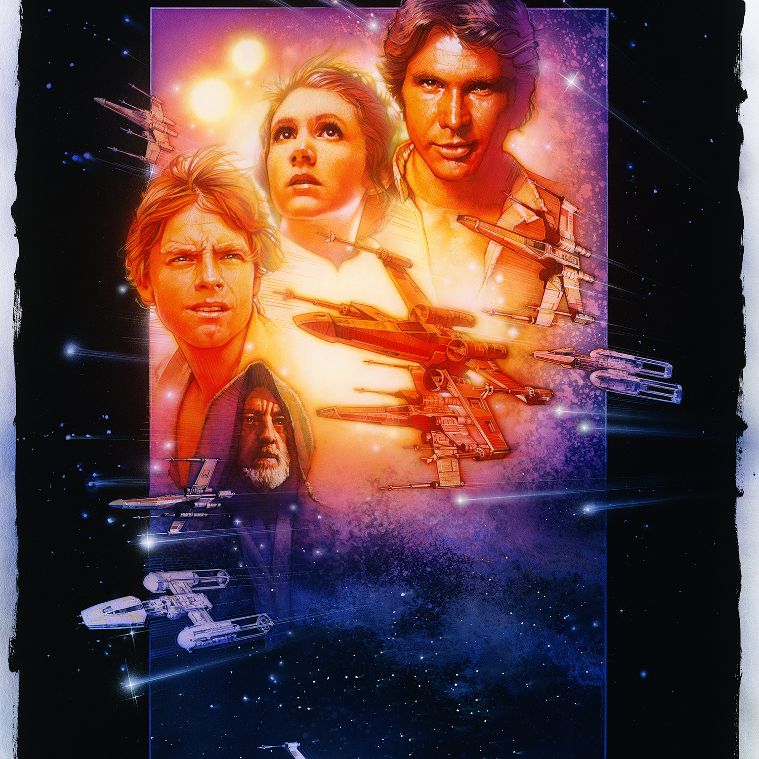 Drew Struzan "Original Star Wars Trilogy" Giclee Brush Stroke - SET