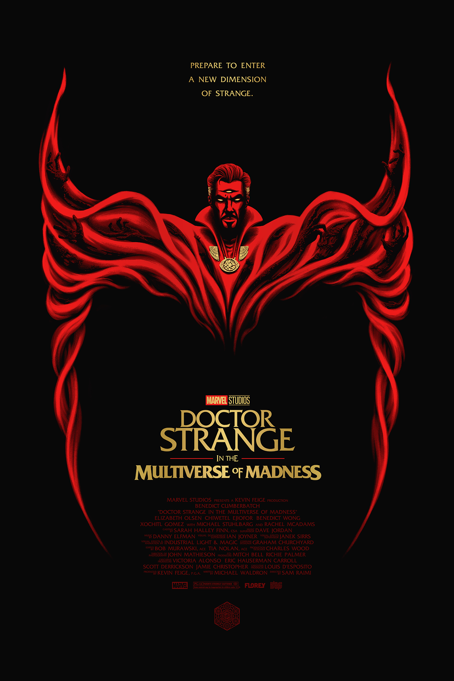 Florey "Doctor Strange in the Multiverse of Madness" Gold Foil Edition