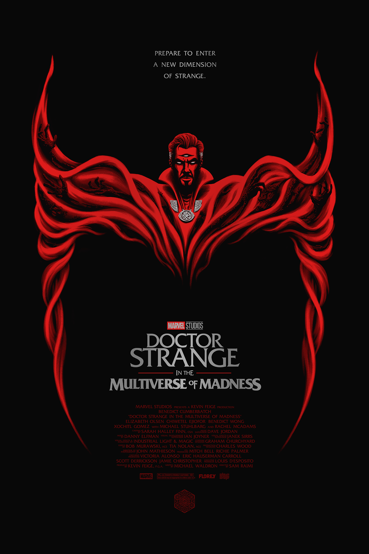 Florey "Doctor Strange in the Multiverse of Madness" Silver Foil Variant