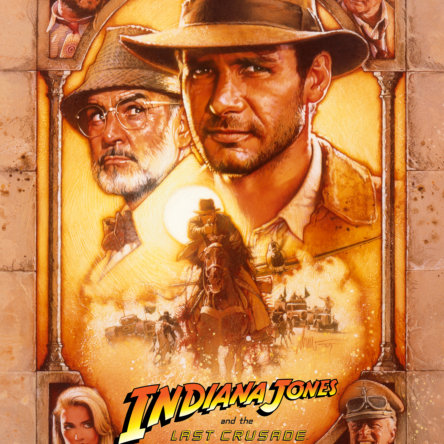 Drew Struzan "The Final Quest (Indiana Jones and the Last Crusade)"