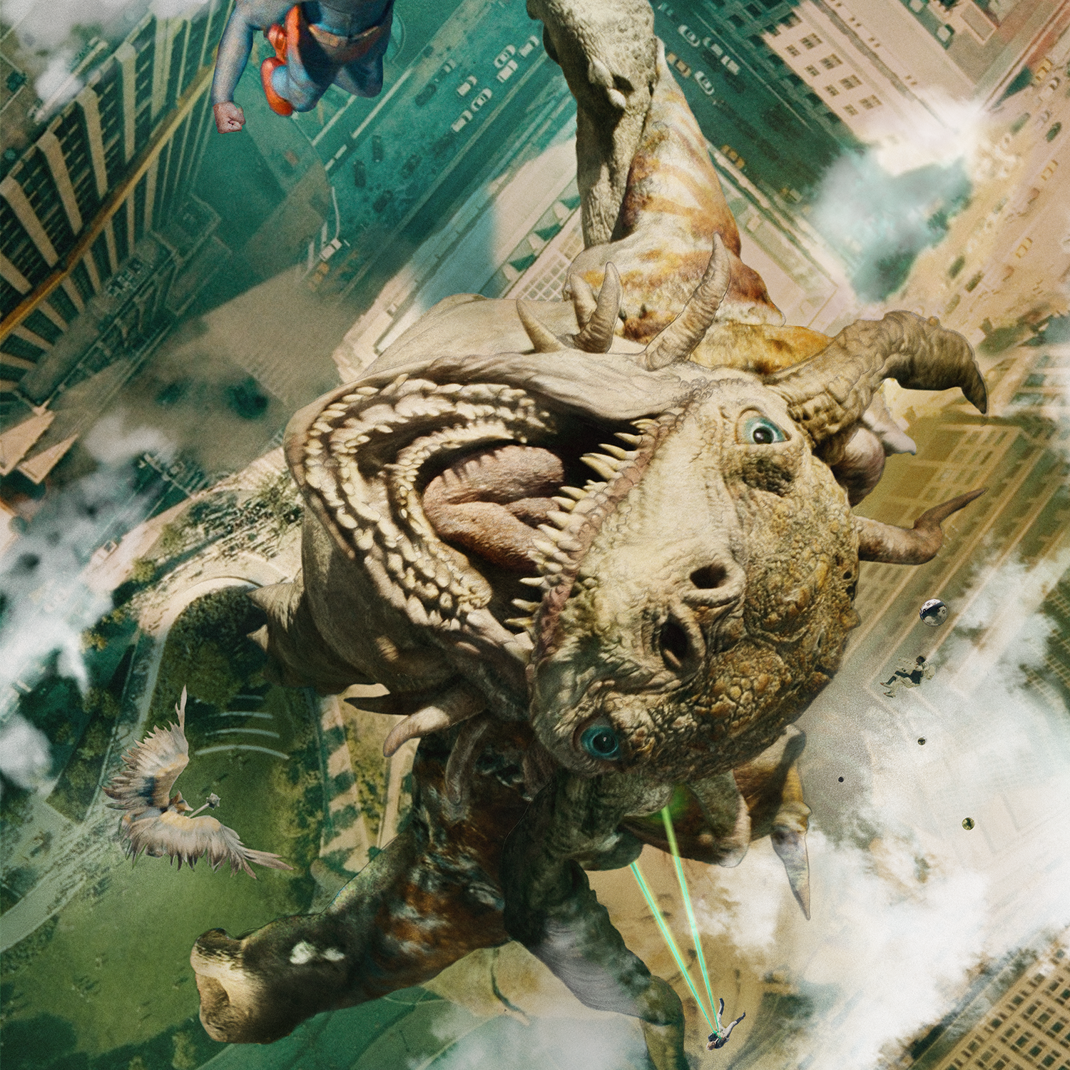 Greg Ruth "Superman vs. Kaiju"