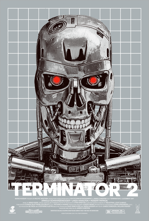 Matthew Woodson "Terminator 2" Aluminum Print