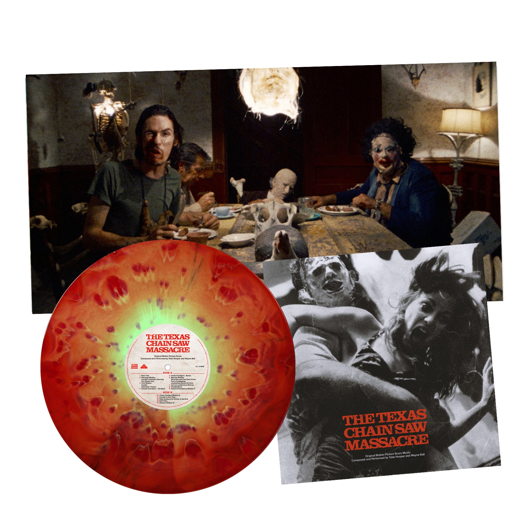 THE TEXAS CHAIN SAW MASSACRE Original Motion Picture Score LP - Limited Edition BNG Exclusive