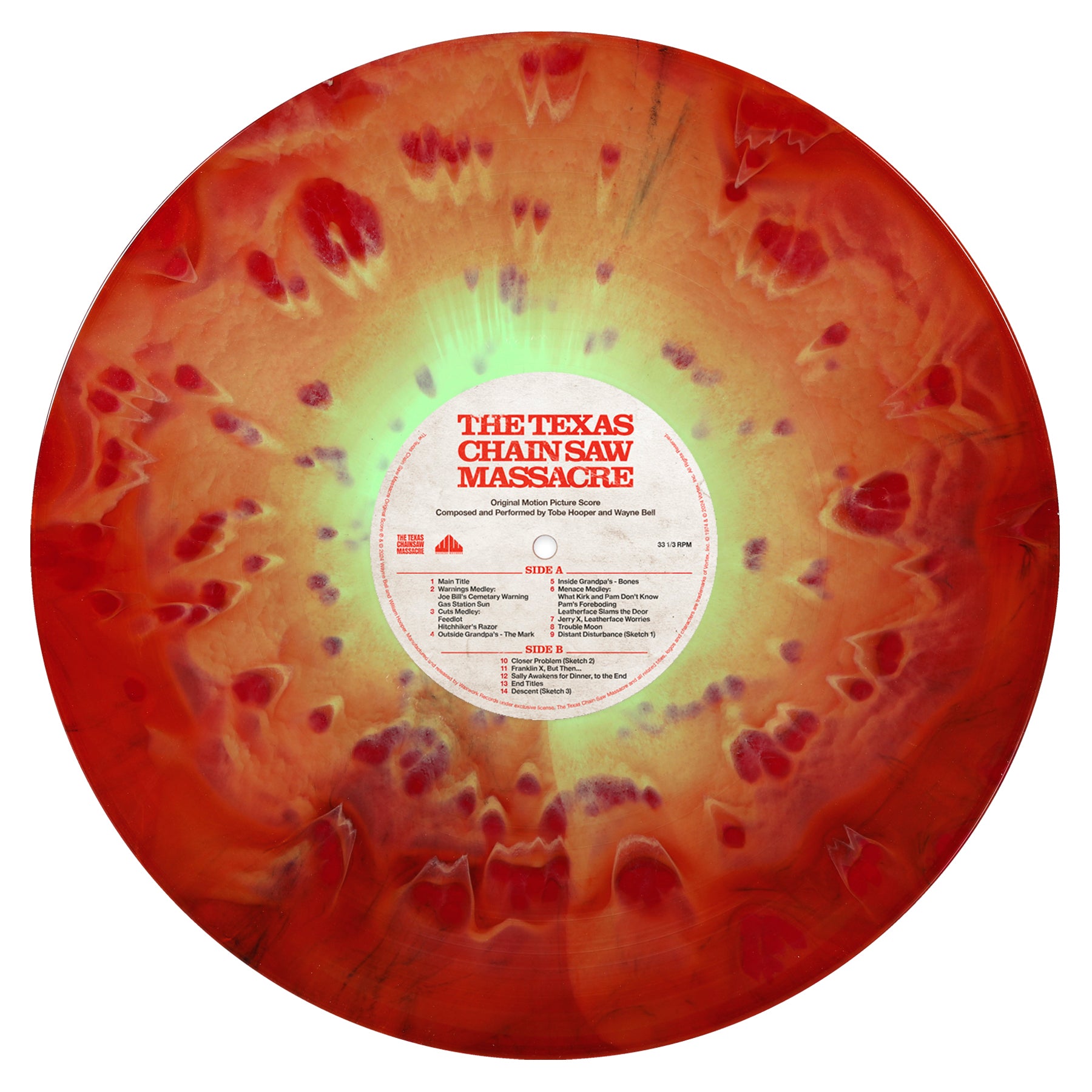 THE TEXAS CHAIN SAW MASSACRE Original Motion Picture Score LP - Limited Edition BNG Exclusive