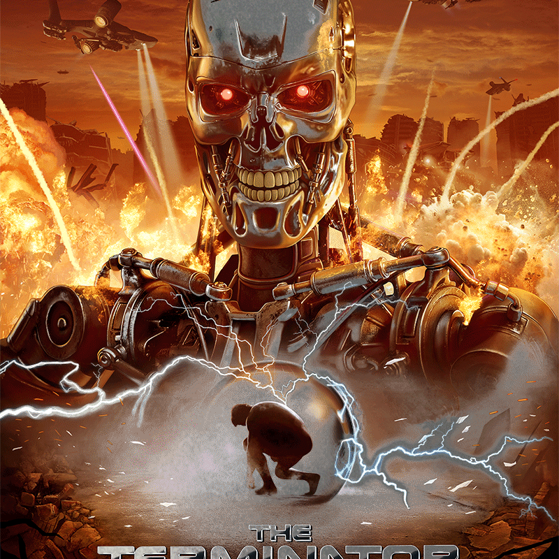 Pablo Olivera "The Terminator" Aluminum Print