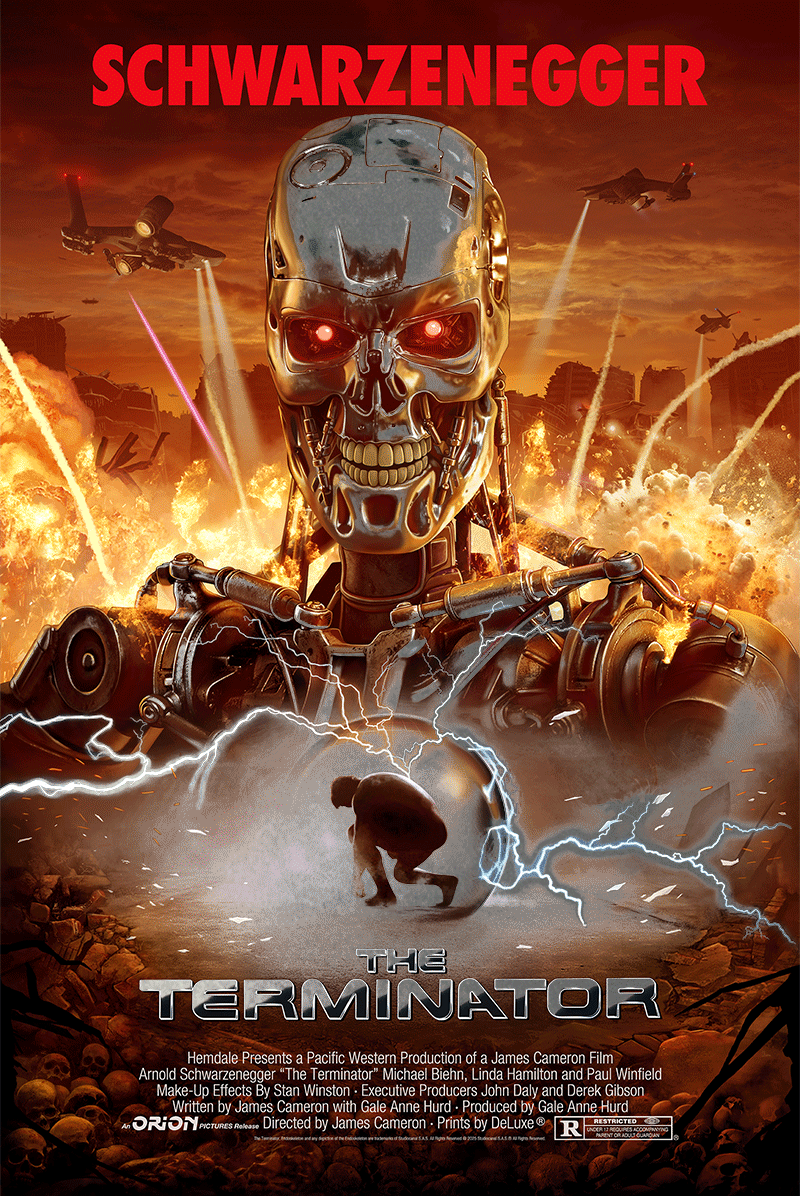Pablo Olivera "The Terminator" Aluminum Print