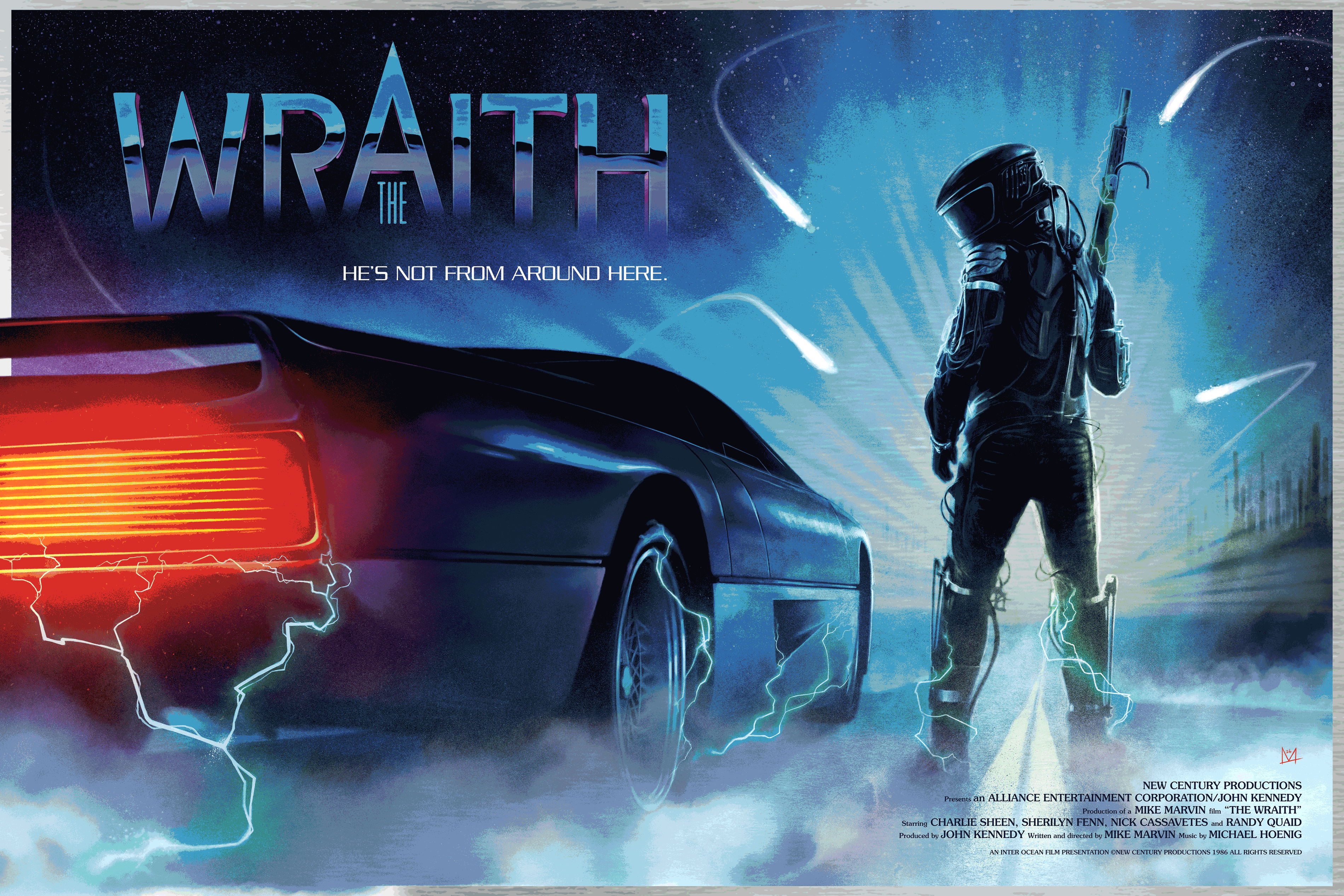 Dave Merrell "The Wraith" Aluminum Print
