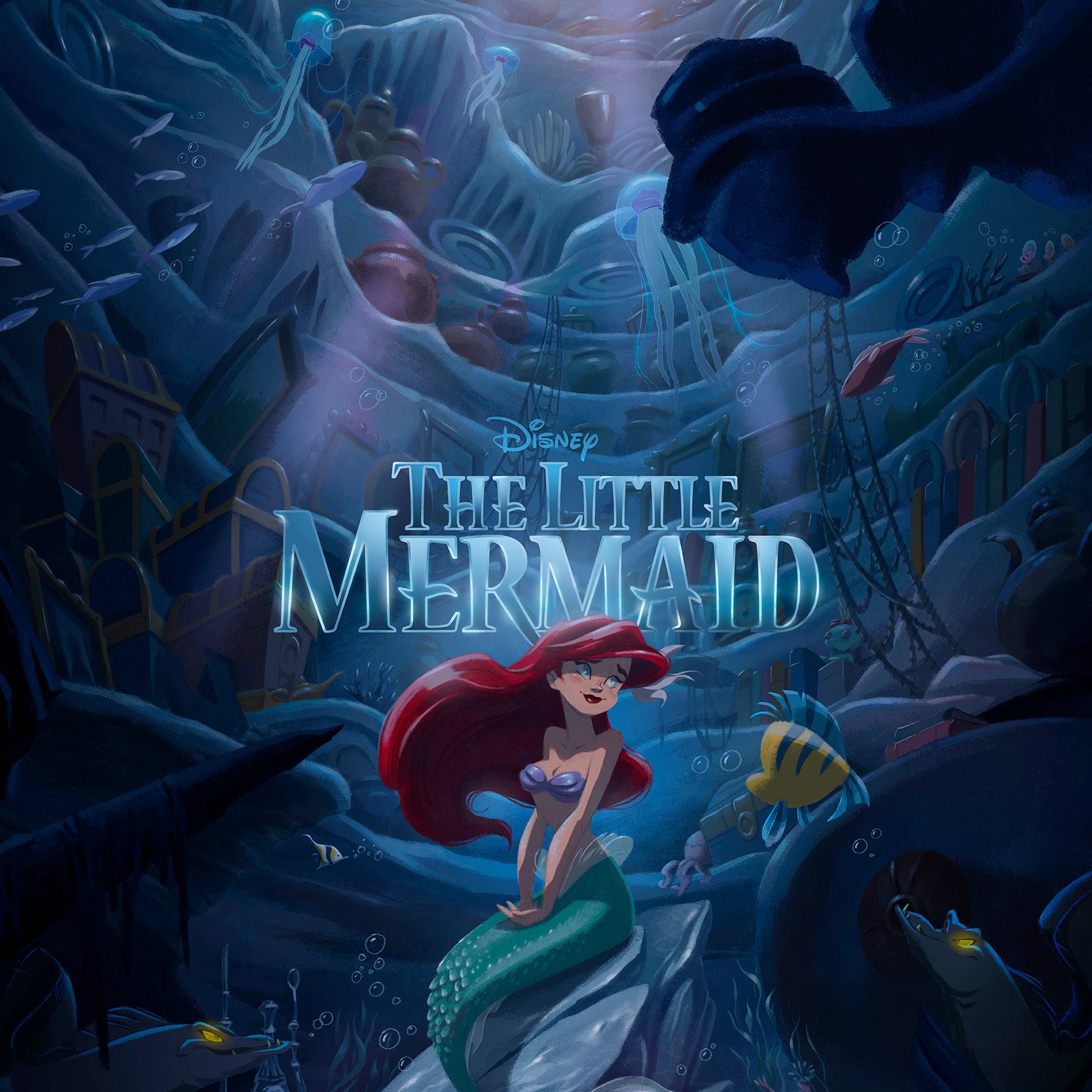 Elysa Castro "The Little Mermaid" Acrylic Panel Print