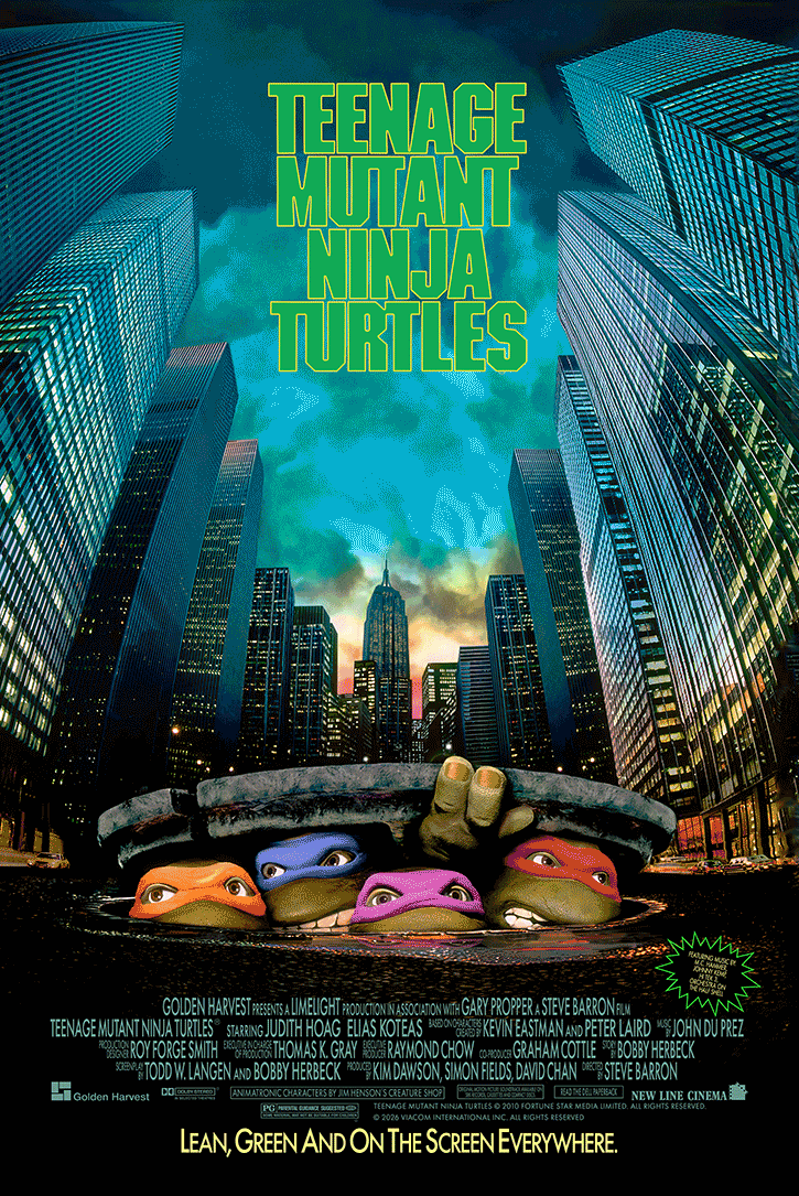 Teenage Mutant Ninja Turtles - Theatrical - 3D Lenticular PLEX (24x36)
