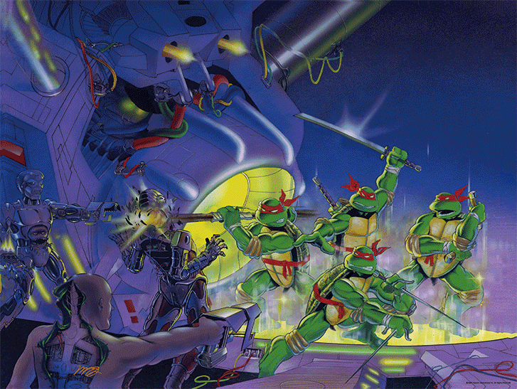 Michael Dooney "Teenage Mutant Ninja Turtles #4" 3D Lenticular