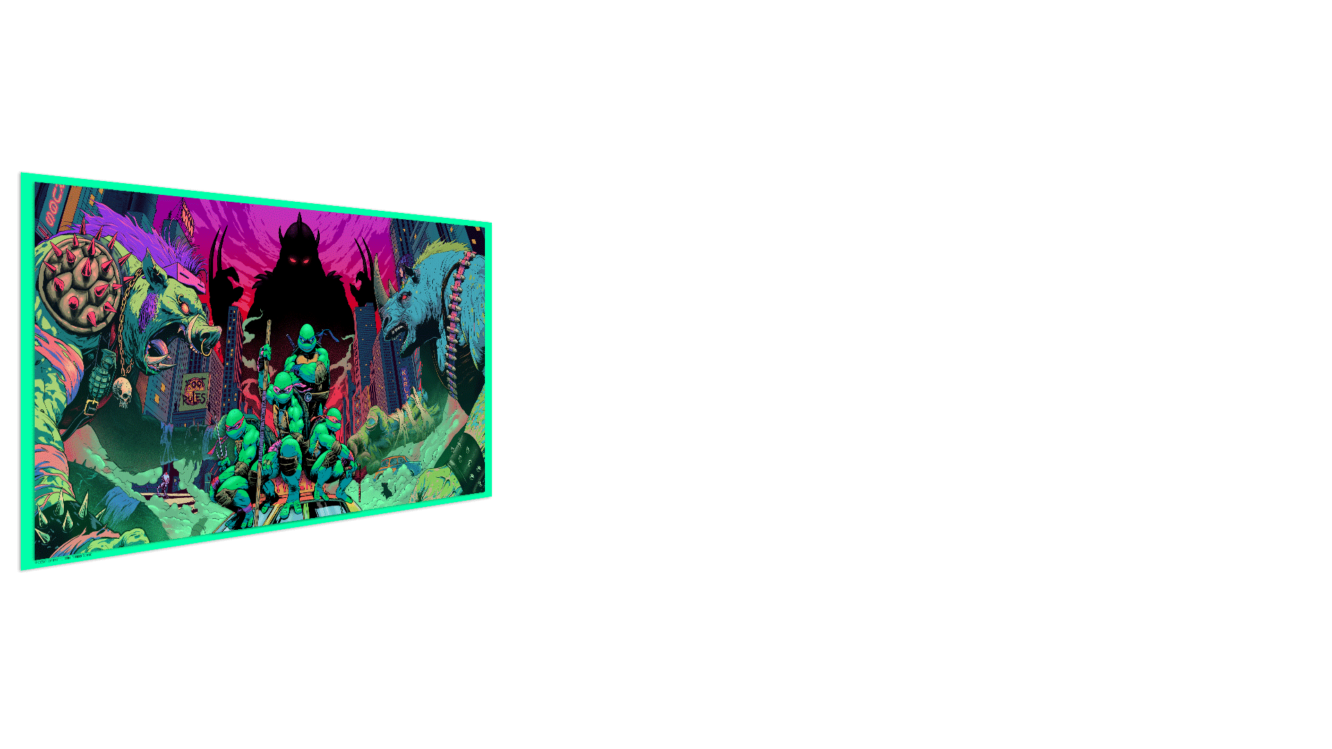 MonkeyMouth "Teenage Mutant Ninja Turtles" Multi-Layer Acrylic