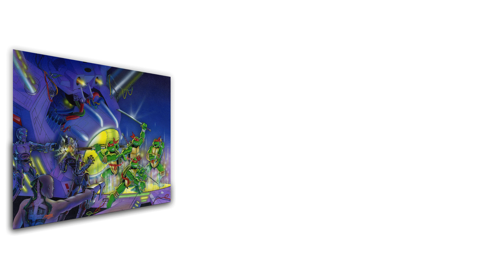 Michael Dooney "Teenage Mutant Ninja Turtles #4" Multi-Layer Acrylic