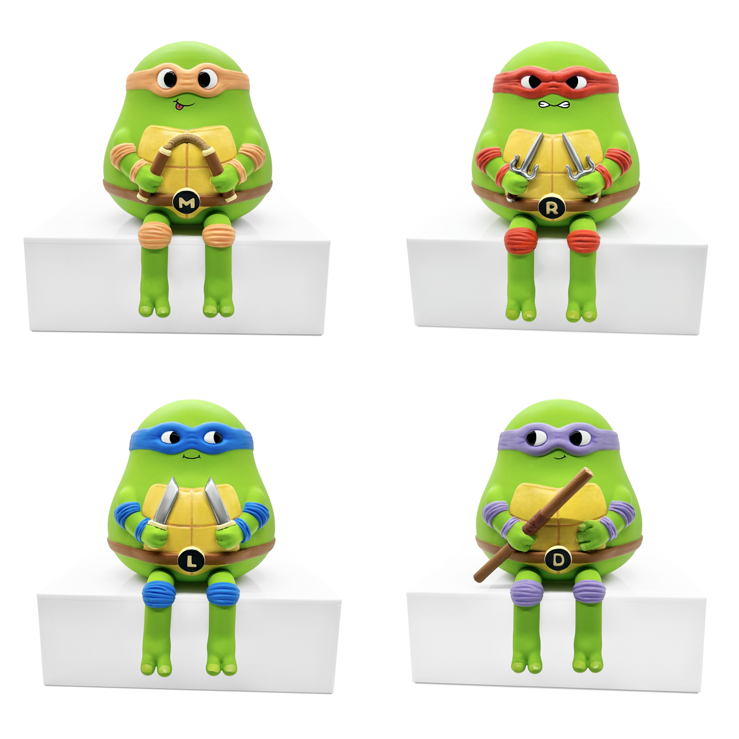 Sad Salesman "Teenage Mutant Ninja Turtles" Vinyl Toy SET