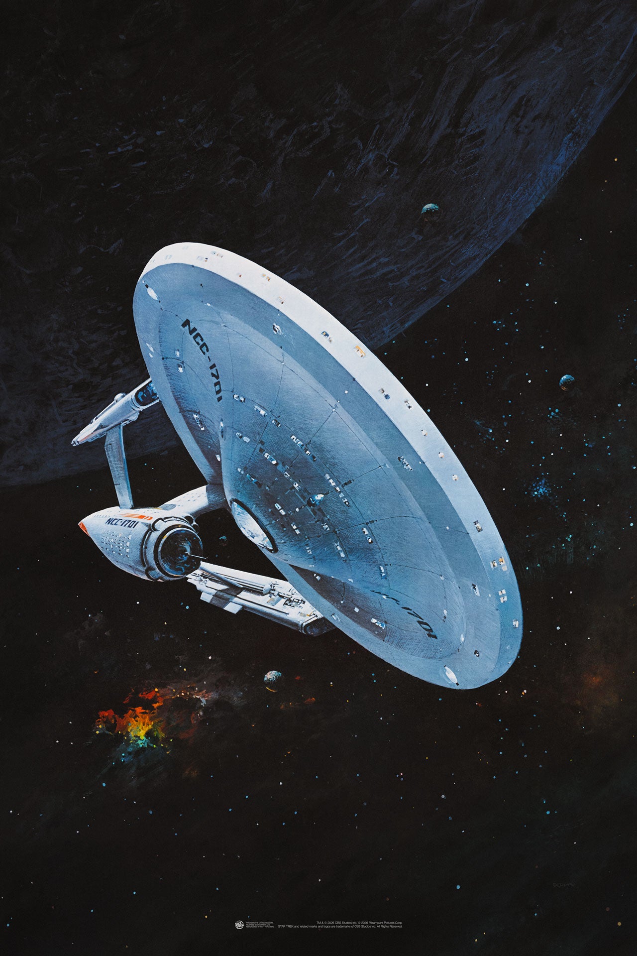 John Berkey "Star Trek: The Motion Picture - 1978 Teaser" Art Print