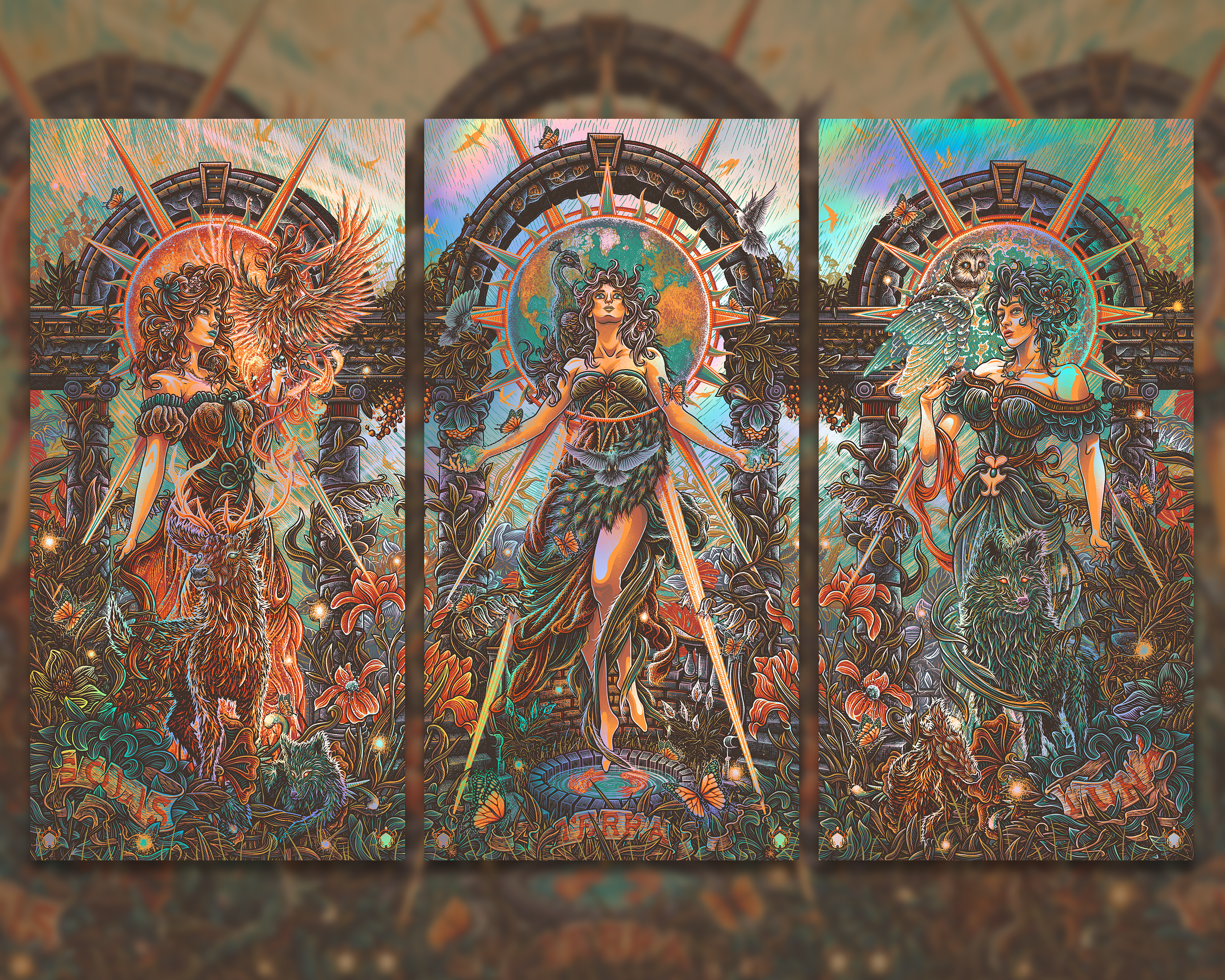 Luke Martin "Three Sisters" Foil