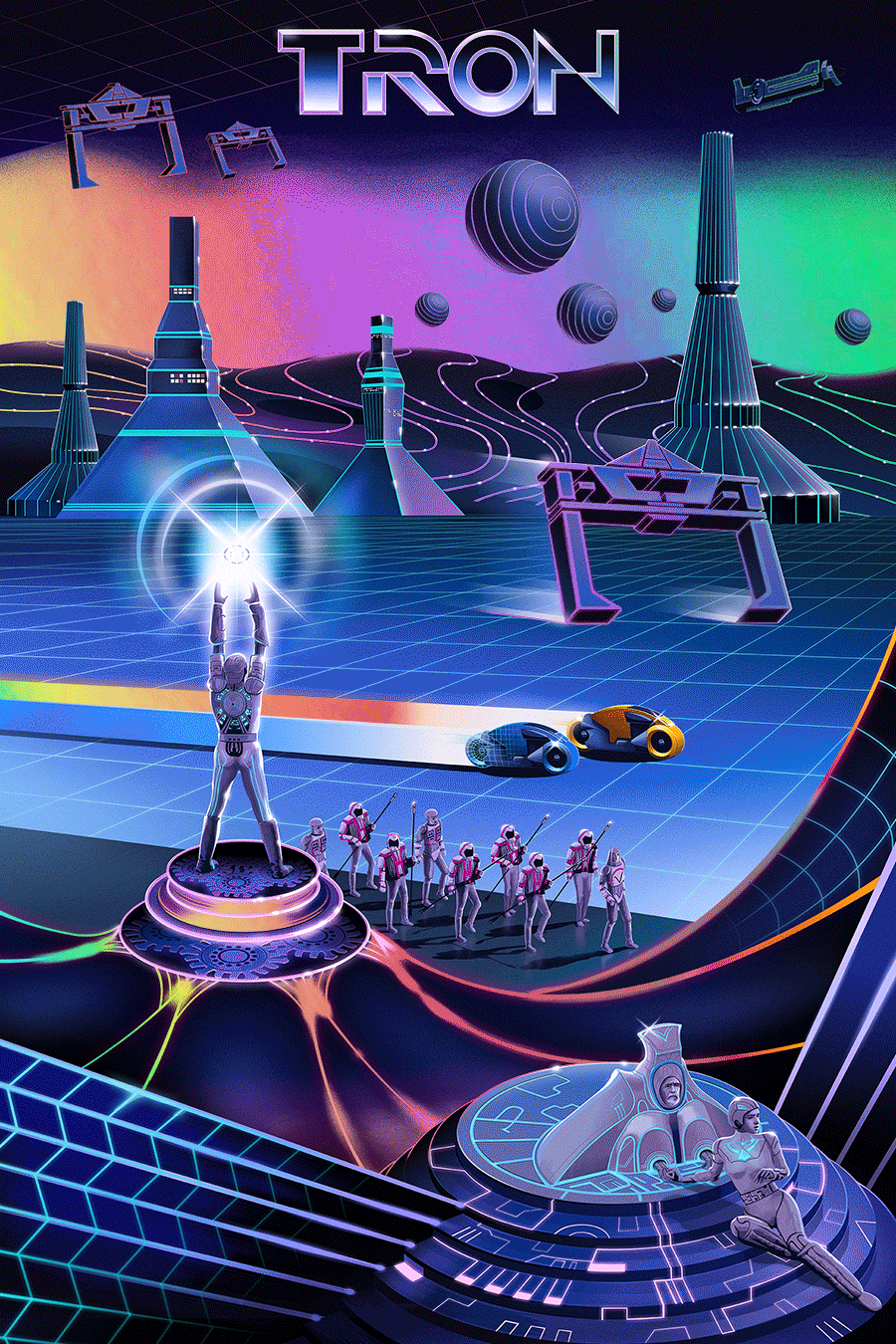 Mr. Melville "Tron" Rainbow Foil Variant