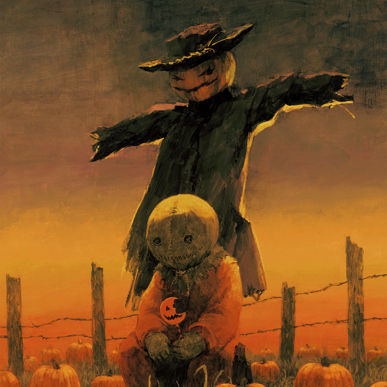 Hans Woody "Trick 'r Treat" Acrylic Panel Print