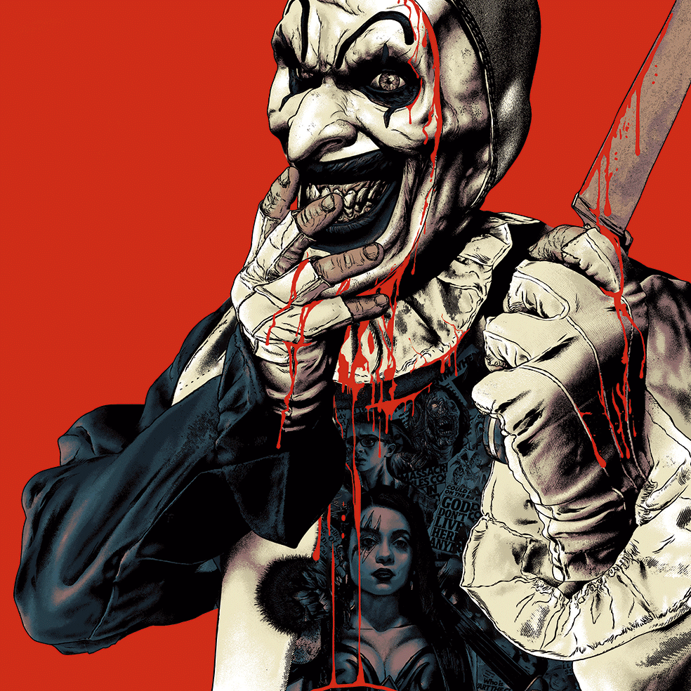 Anthony Petrie "Terrifier 2" 3D Lenticular (16x24)
