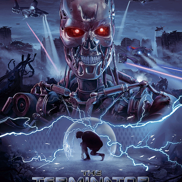 Pablo Olivera "The Terminator" 3D Flip Lenticular PLEX