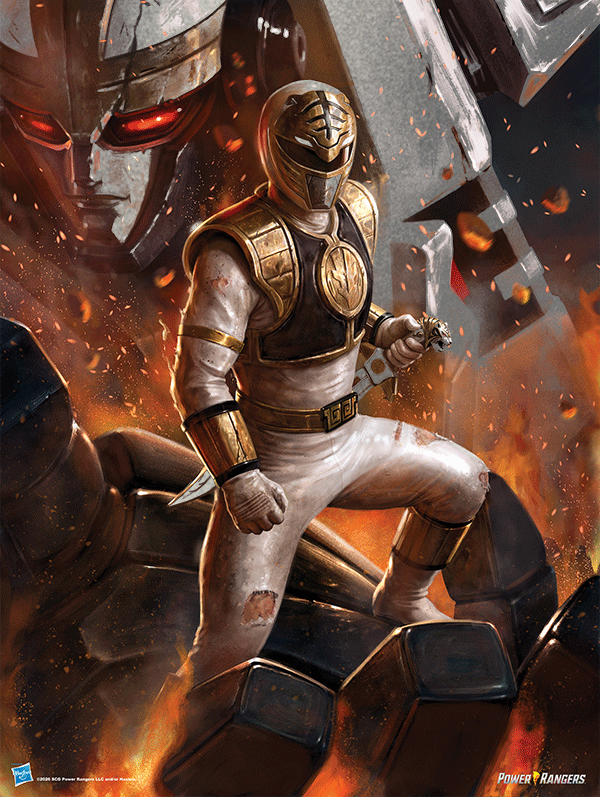 Carlos Dattoli "The White Ranger" Foil Variant