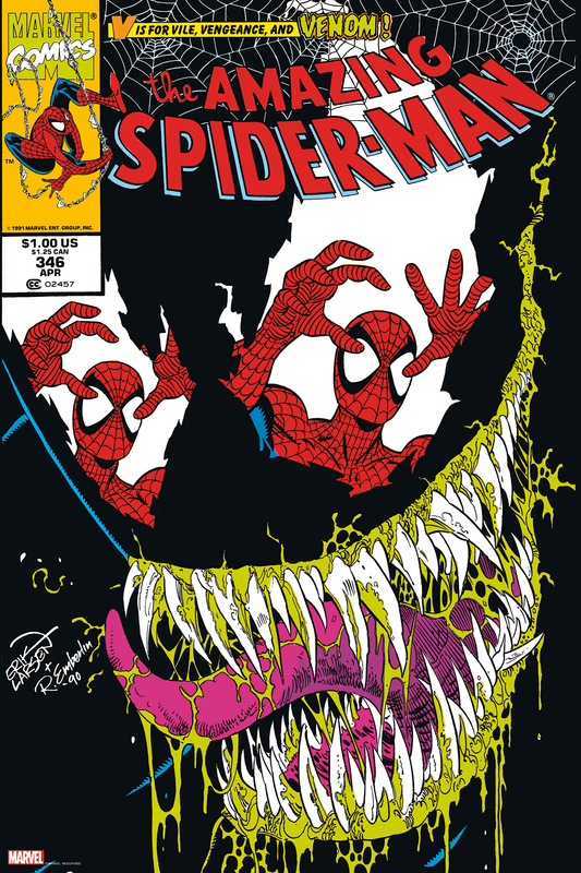 Erik Larsen "The Amazing Spider-Man #346" Screen Print