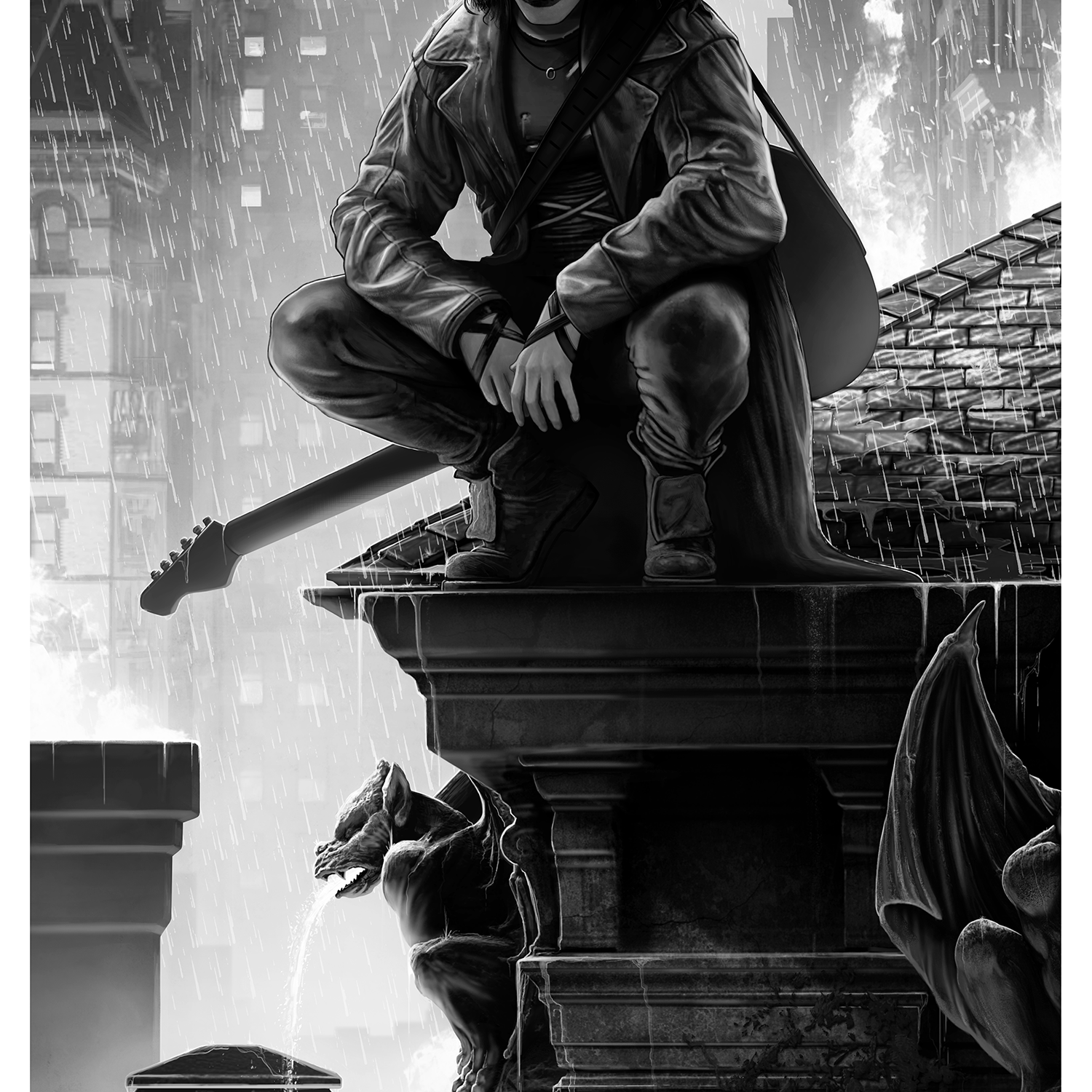 Pablo Olivera "The Crow" B&W Variant