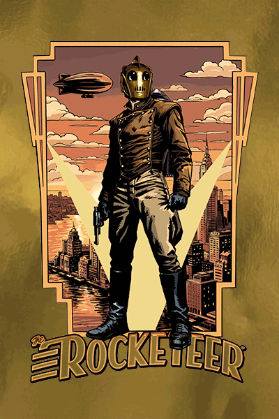 Matthew Seaborne "The Rocketeer" Gold Foil Variant