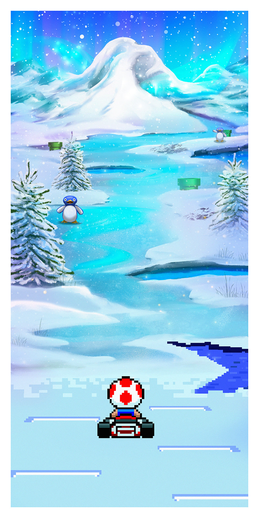 Andy Fairhurst "Mario Perspective: Part II" Acrylic Panel Print (SET)