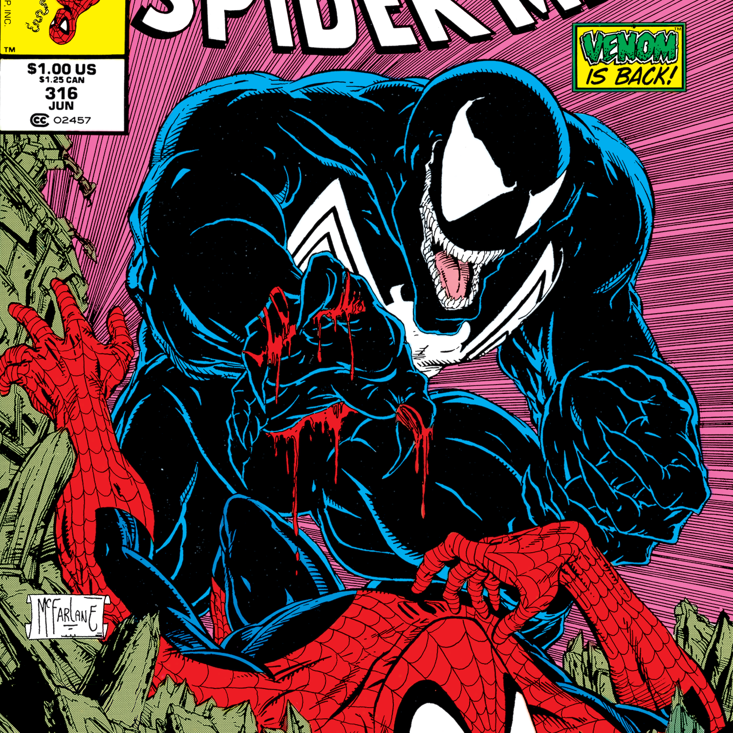 Todd McFarlane "The Amazing Spider-Man #316" Screen Print