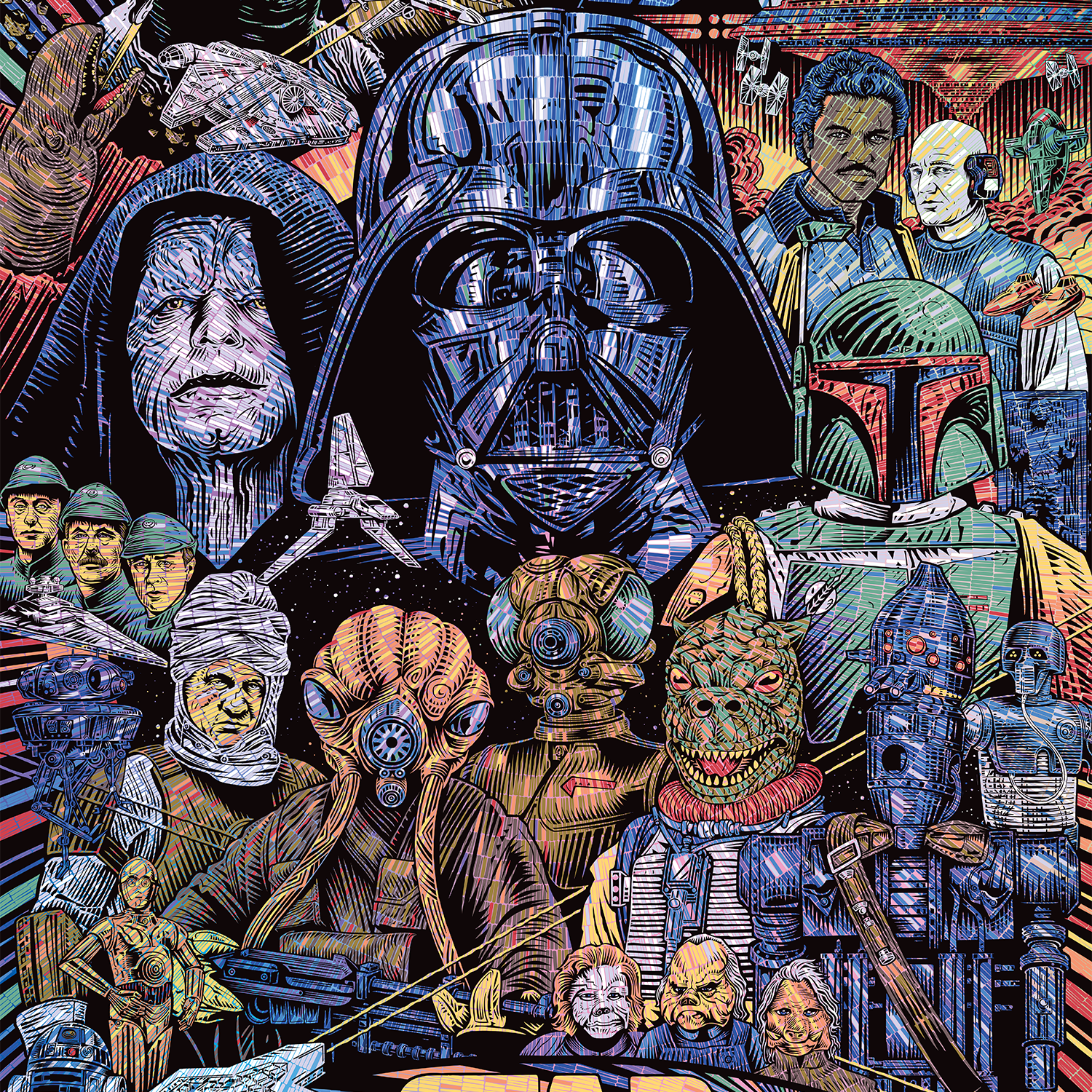 Todd Slater "Echoes of the Empire (Star Wars)" Rainbow Foil Variant