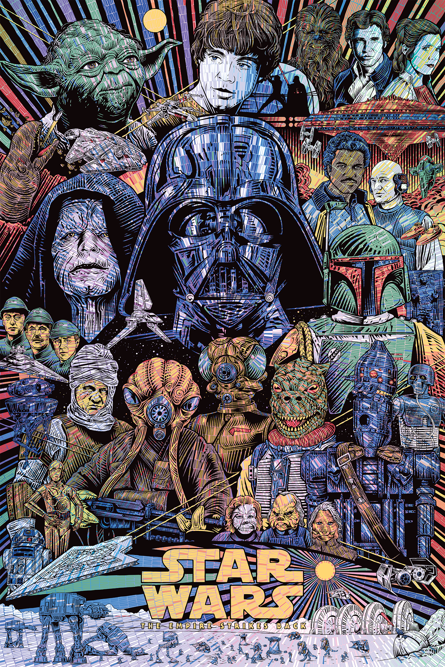 Todd Slater "Echoes of the Empire (Star Wars)" Rainbow Foil Variant