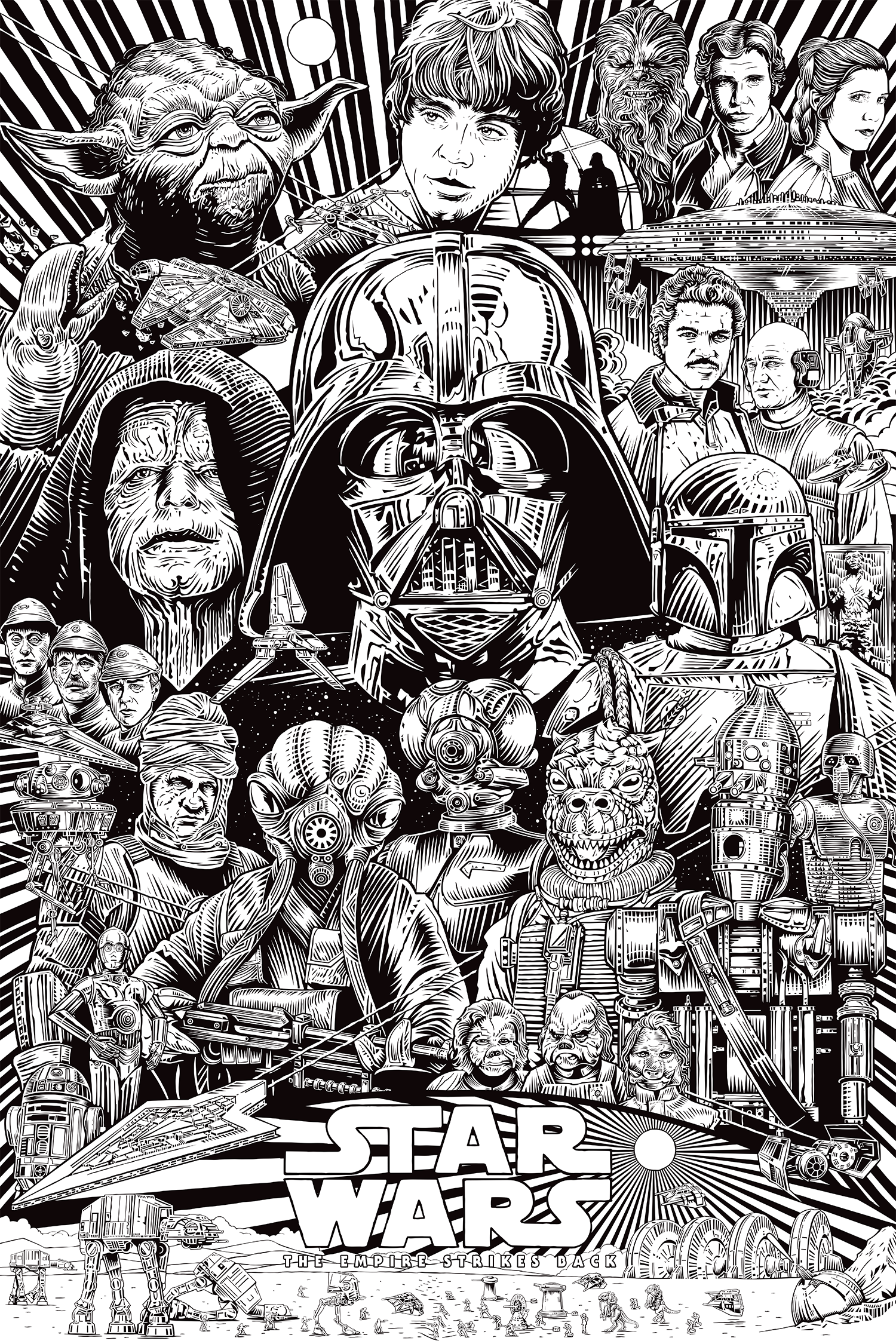 Todd Slater "Echoes of the Empire (Star Wars)" Key Line Variant