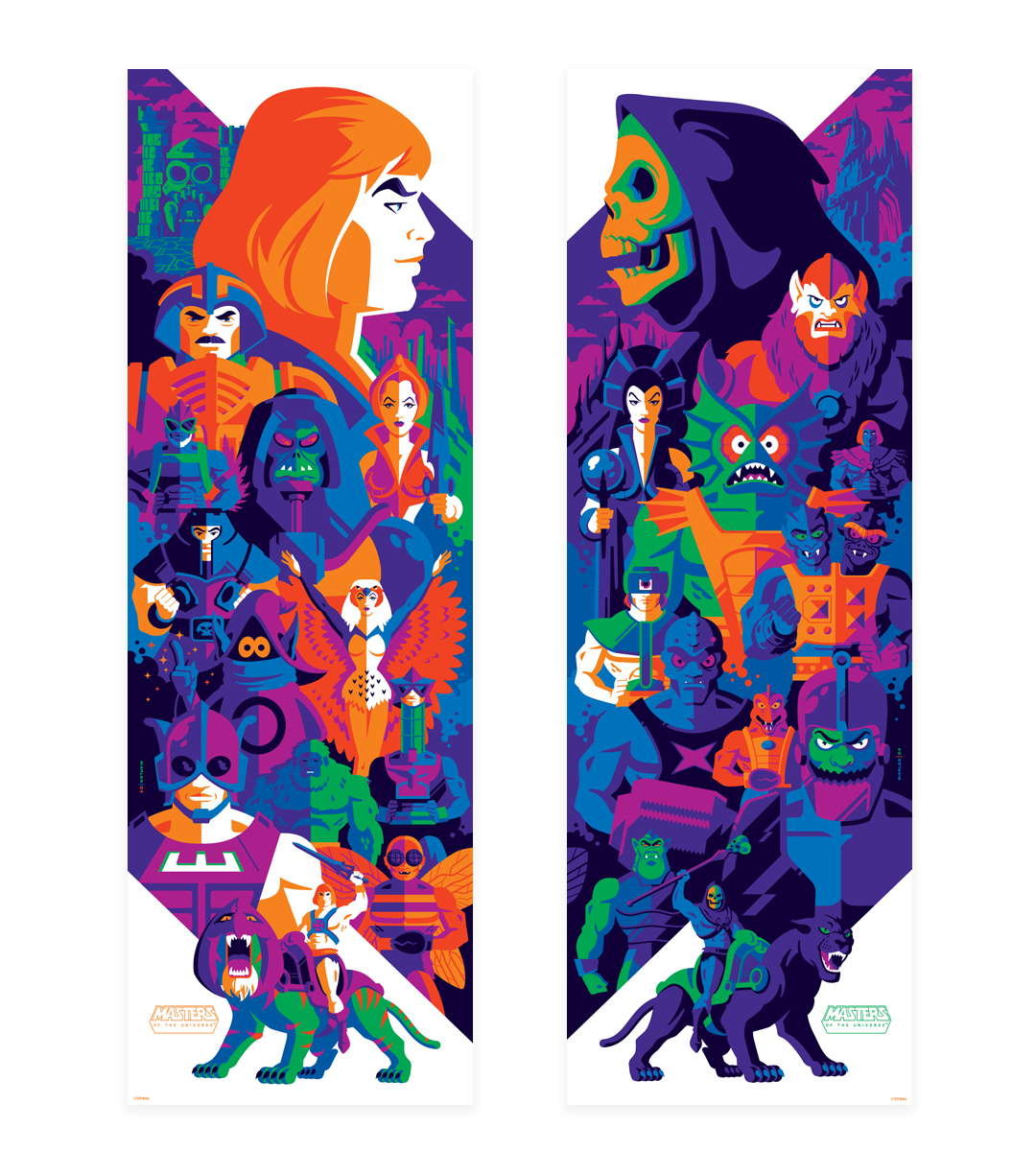 Tom Whalen "Masters of the Universe" Variant SET