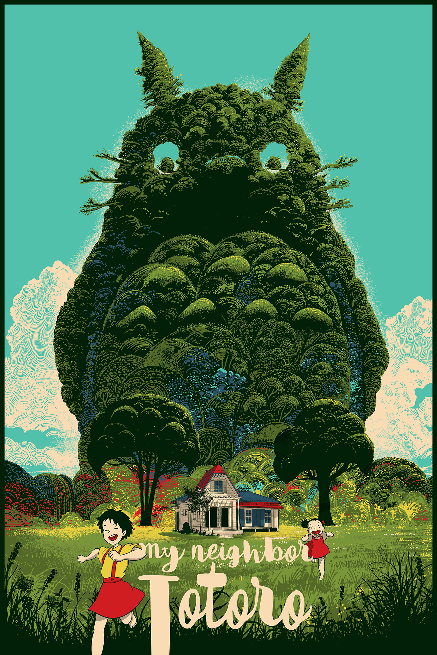 Raid71 "My Neighbor Totoro" Acrylic Panel Print