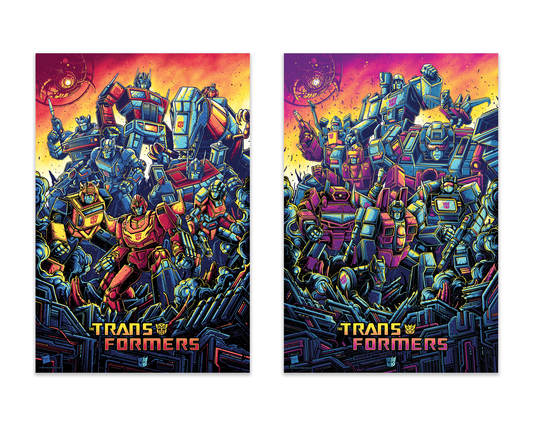 Dan Mumford "The Transformers (Autobots v Decepticons)" SET