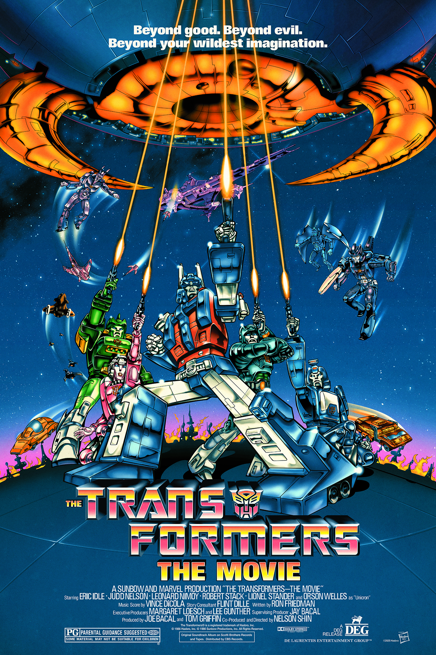The Transformers: The Movie - Screen Print