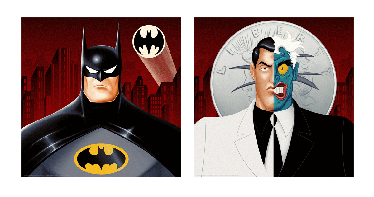 Doaly "Identities: Batman & Two-Face" Two-Layer Print SET