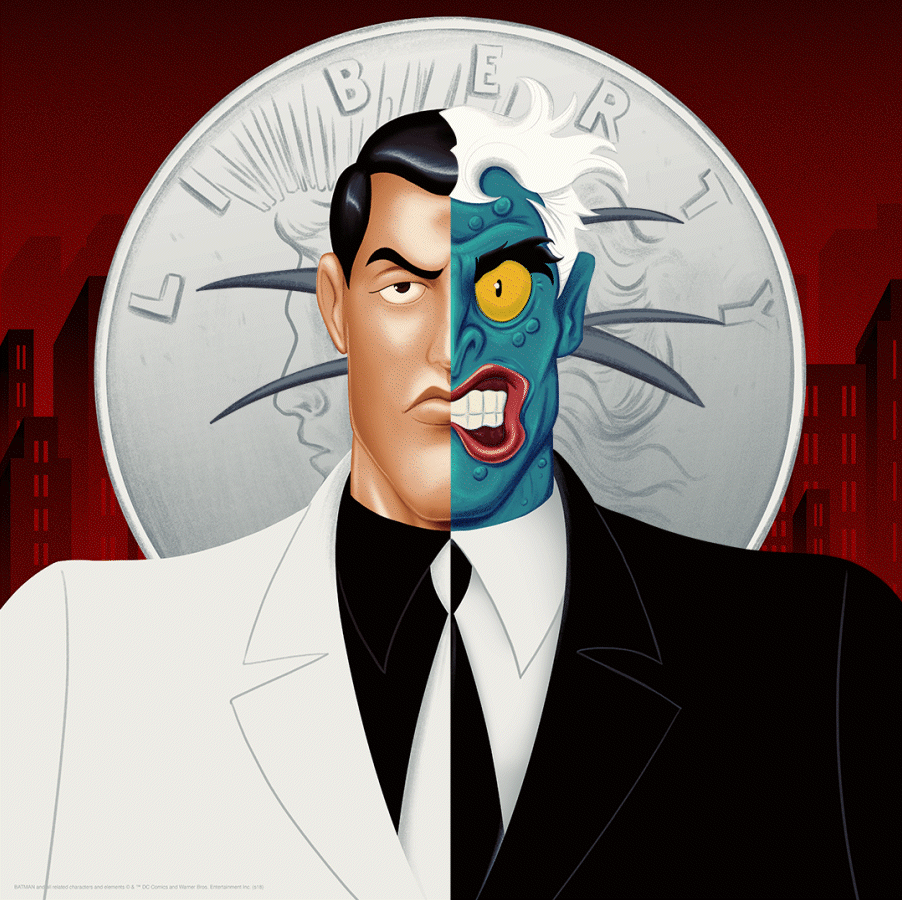 Doaly "Identities: Two-Face" Two-Layer Print