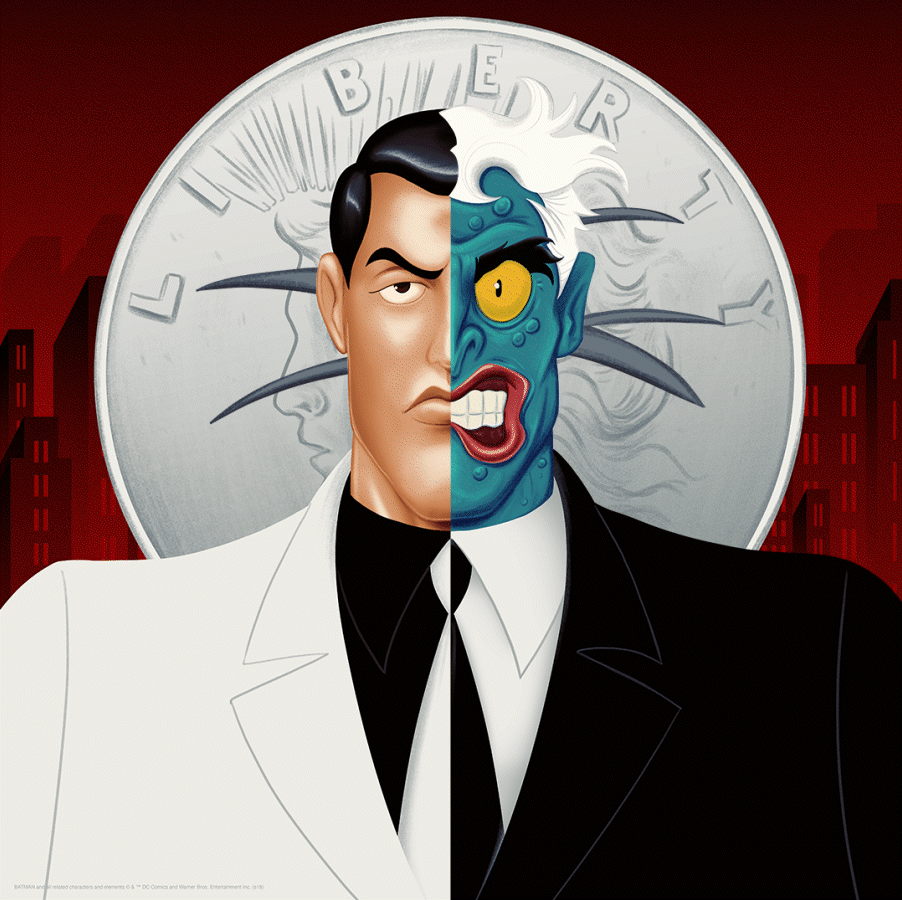 Doaly "Identities: Batman & Two-Face" Two-Layer Print SET