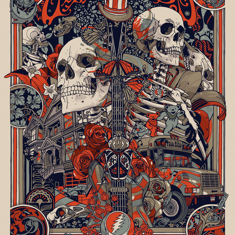 Tyler Stout "Grateful Dead" Variant B