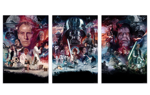 Chris Valentine "Original Star Wars Trilogy" Art Print - SET