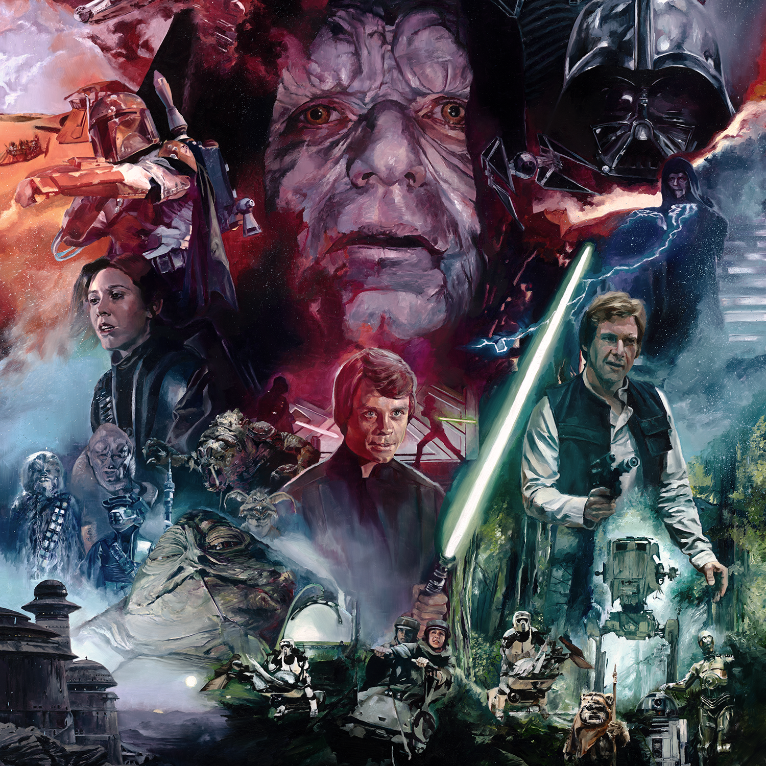 Chris Valentine "The Rebellion's Heroic Stand (Return of the Jedi)" Timed Edition
