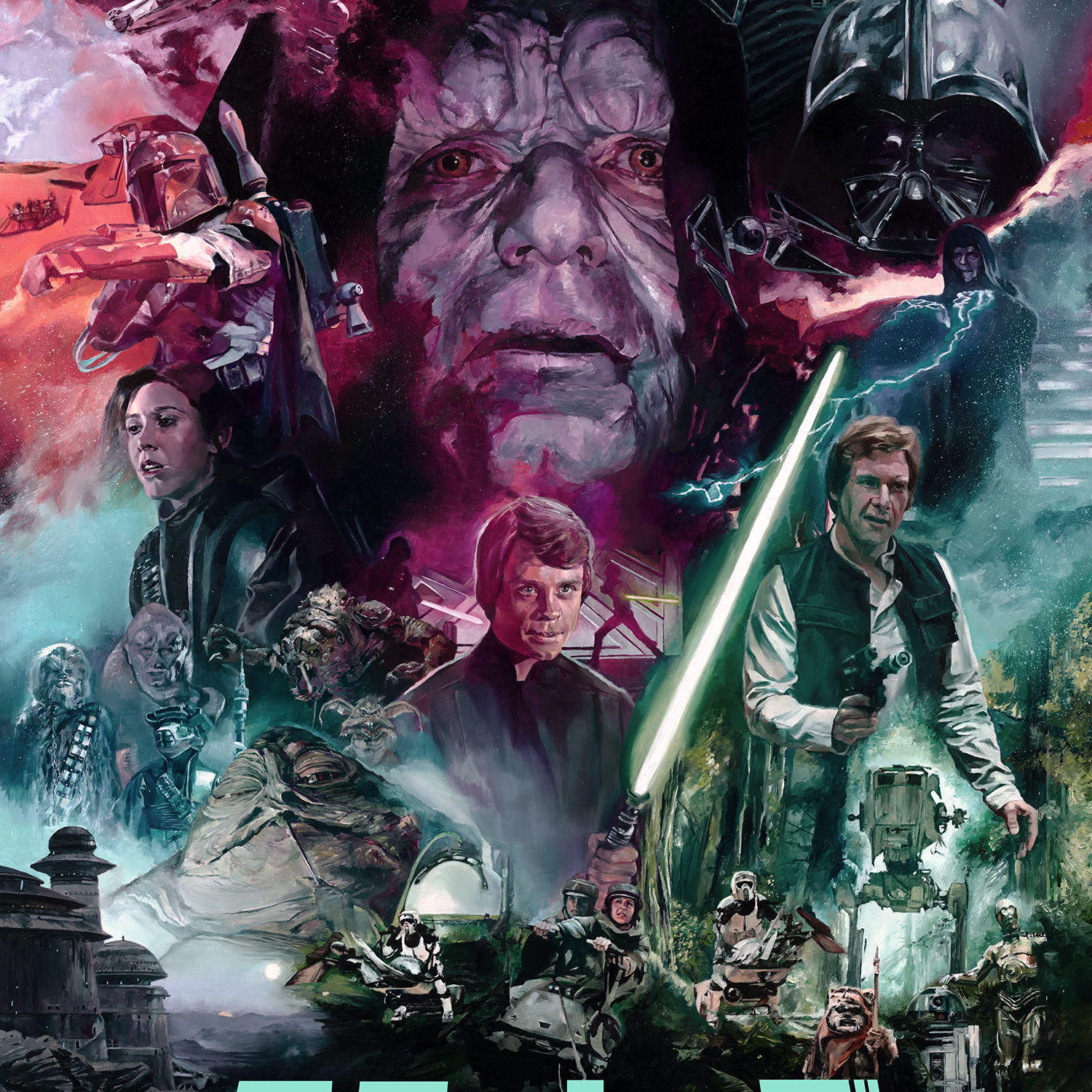 Chris Valentine "The Rebellion's Heroic Stand (Return of the Jedi)" Japanese Variant